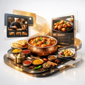 Indian Cuisine with Spices